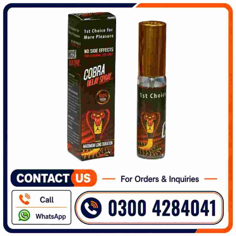 Black Cobra Delay Spray Price In Pakistan