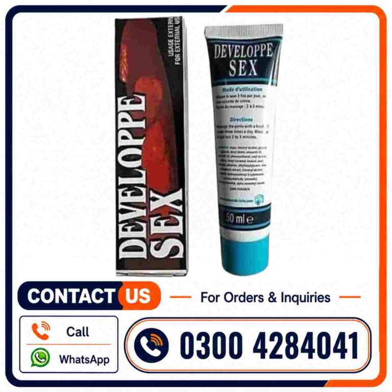 Developpe Sex Cream In Pakistan