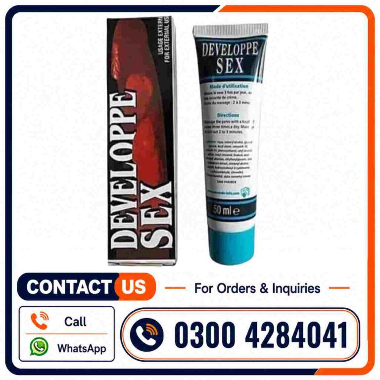 Developpe Sex Cream In Pakistan