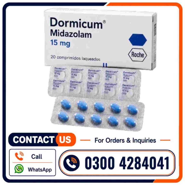 Dormicum (Midazolam) 15mg Price in Pakistan